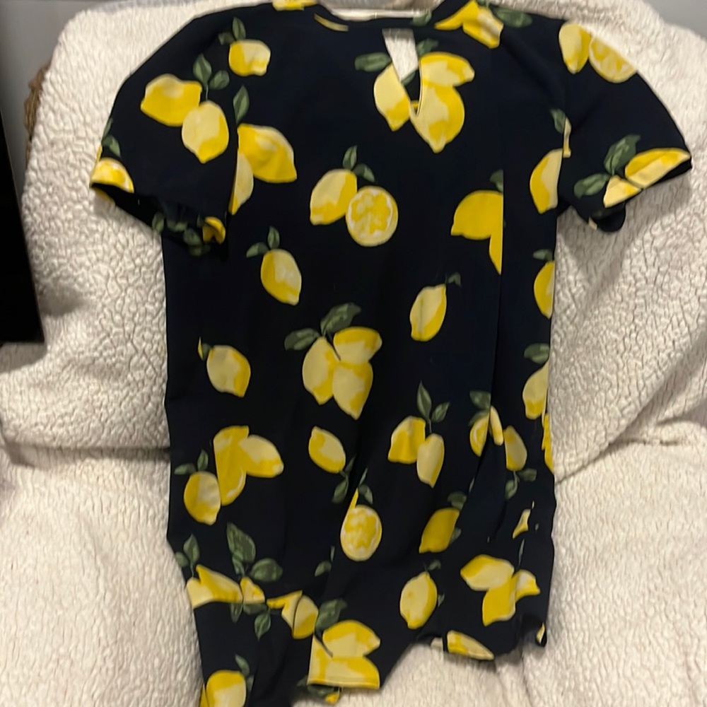 Lemon shift dress